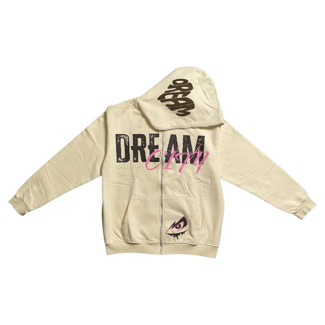 'C.R.E.A.M' Full-Zip Hoodie