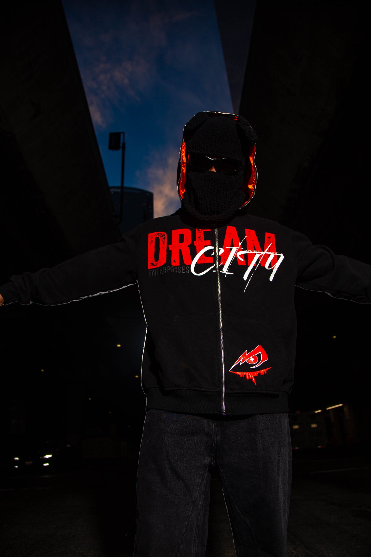 'Bloody Murda' Full-Zip Hoodie