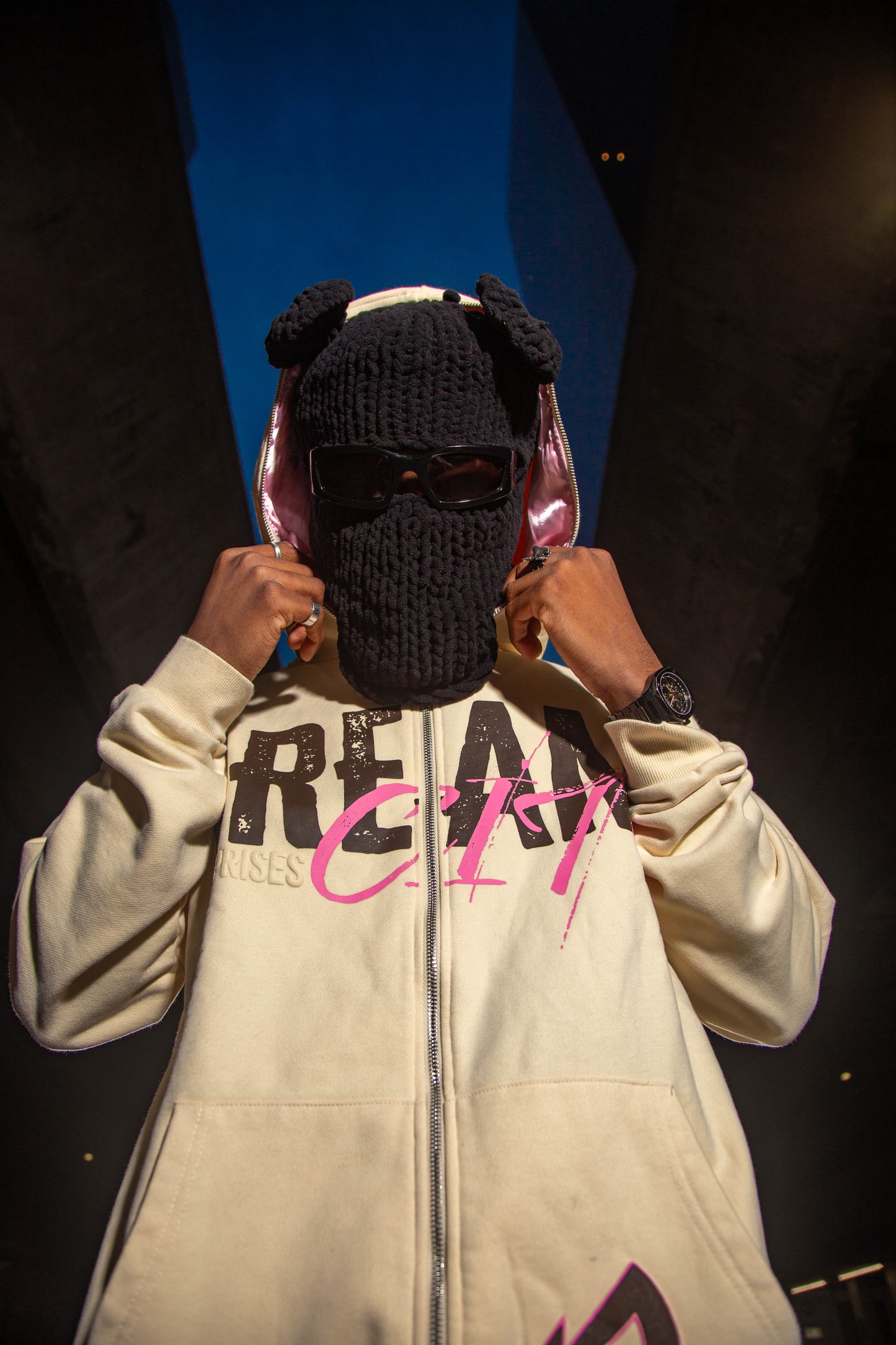 'C.R.E.A.M' Full-Zip Hoodie